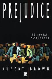 Prejudice : its social psychology /