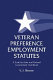 Veteran preference employment statutes : a state-by-state and federal government handbook /