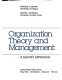 Organization theory and management : a macro approach /