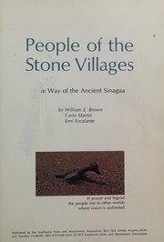 People of the stone villages ; life way of the ancient Sinagua /