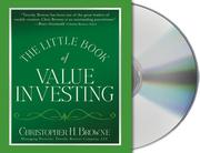 The little book of value investing /
