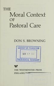 The moral context of pastoral care /