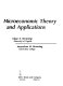 Microeconomic theory and applications /