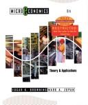 Study guide to accompany Microeconomics, theory and applications, eighth edition /