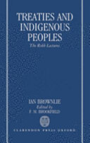 Treaties and indigenous peoples /