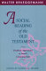 A social reading of the Old Testament : prophetic approaches to Israel's communal life /