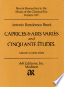 Caprices & airs variés ; and, Cinquante études /