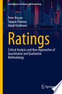Ratings : Critical Analysis and New Approaches of Quantitative and Qualitative Methodology /