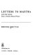 Letters to Martha : and other poems from a South African prison.