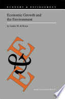 Economic growth and the environment : an empirical analysis /