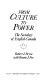 From culture to power : the sociology of English Canada /