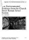 The environmental evidence from the Church Street roman sewer system /