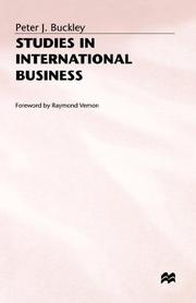 Studies in international business /