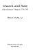 Church and state in Revolutionary Virginia, 1776-1787 /