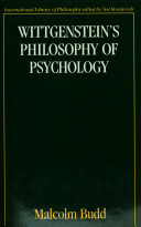 Wittgenstein's philosophy of psychology /