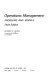 Operations management: problems and models /
