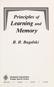 Principles of learning and memory /