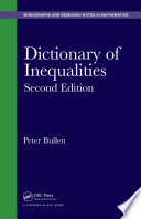 Dictionary of inequalities /