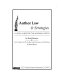 Author law & strategies : a legal guide for the working writer /