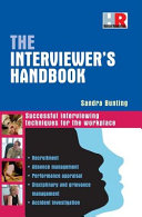 The interviewer's handbook : successful techniques for the workplace /