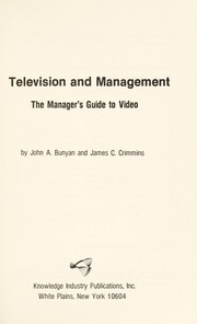 Television and management : the manager's guide to video /