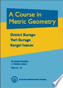 A course in metric geometry /