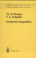 Geometric inequalities /