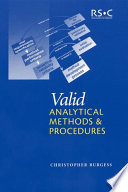 Valid analytical methods and procedures /