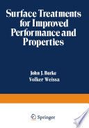 Surface Treatments for Improved Performance and Properties /