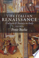 The Italian Renaissance : culture and society in Italy /