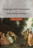 Languages and communities in early modern Europe /