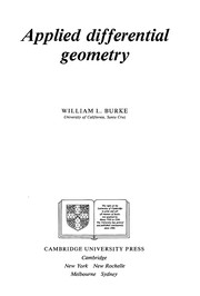 Applied differential geometry /