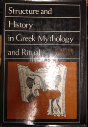 Structure and history in Greek mythology and ritual /