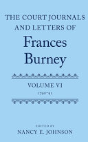 The court journals and letters of Frances Burney.