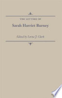 The letters of Sarah Harriet Burney /