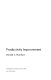 Productivity improvement /