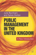 Public management in the United Kingdom : a new introduction /