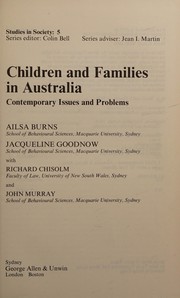 Children and families in Australia : contemporary issues and problems /