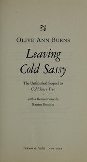 Leaving Cold Sassy : the unfinished sequel to Cold Sassy tree /