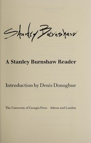 A Stanley Burnshaw reader /