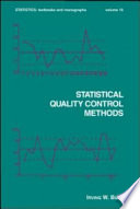 Statistical quality control methods /