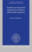 Parallel and sequential methods for ordinary differential equations /