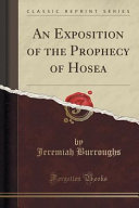 An exposition of the prophecy of Hosea /