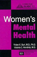 Concise guide to women's mental health /
