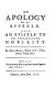 An apology of an appeale /
