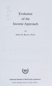 Evolution of the income approach /