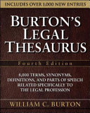 Burton's legal thesaurus /