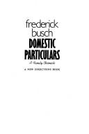 Domestic particulars : a family chronicle /