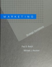 Marketing : strategic foundations /