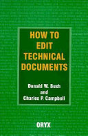 How to edit technical documents /